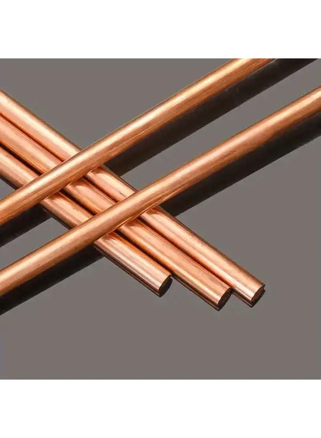 4pcs 3mm x 500mm Solid Copper Bars Heavy Duty Metalworking Crafting Supplies - Image 2