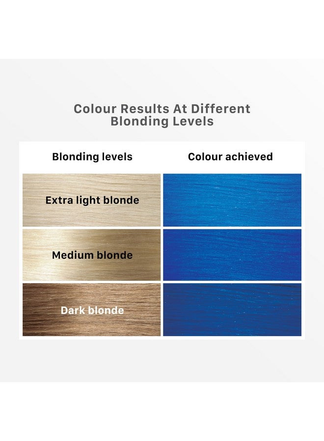 Streax Hair Colour Highlight Kit | Blue Hair Colour, Jersey Blue - Pack Of 1 I Enriched With Walnut & Argan Oil I Hair Colour For Women | Rich, Vibrant, Easy To Use, Diy Application  - Image 4