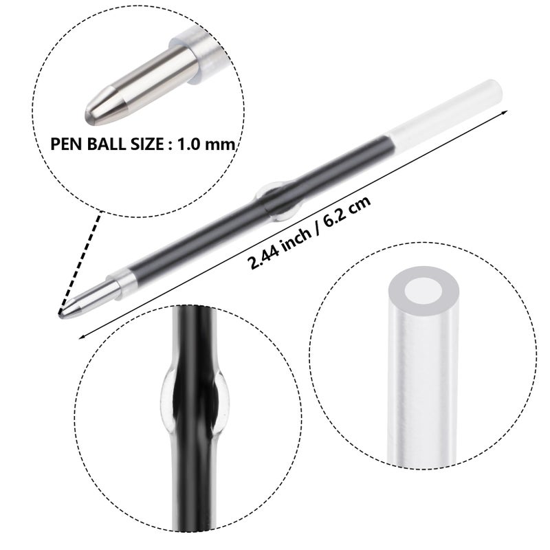 jiebor 30Pcs Beadable Pens Plastic Bead Ballpoint DIY Cute Cool Pens Black Ink for Women Men Bridal Graduation Gift Office Supplies - Image 5