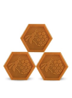 Apinfiore Honey and Propolis Soap – Natural, Plant-Based, and Moisturizing for Soft & Healthy Skin – Deeply Nourishing, Hydrating & Soothing with Antioxidant Properties – Gentle Cleansing for Face, Hands & Body – 3 Bars (100g Each) for Daily Skin Care - pzsku/ZB879E86E2B53625E2E42Z/45/_/1740733193/fd553725-69b6-48cc-9632-11f7e697ef33