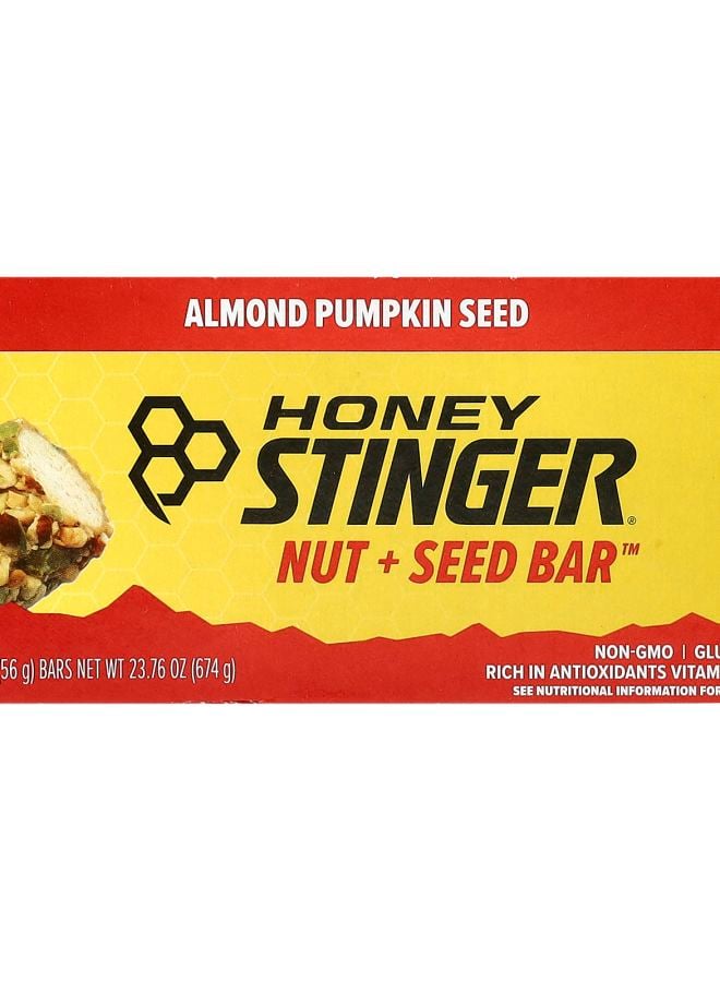 Honey Stinger Nut + Seed Bar™ Almond Pumpkin Seed 12 Bars 1.98 oz (56 g) Each