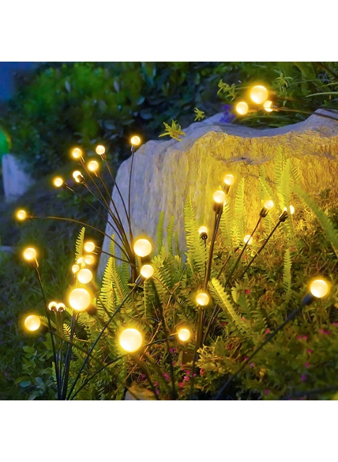 BLOOMING TIME 1 Pack Waterproof Led Solar Garden Lights Firefly Lights(Warm White) - Image 3