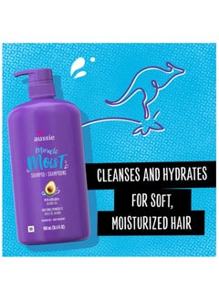 Aussie Aussie Miracle Moisturizing Shampoo with Avocado and Jojoba Oil - 900 ml  - Image 2