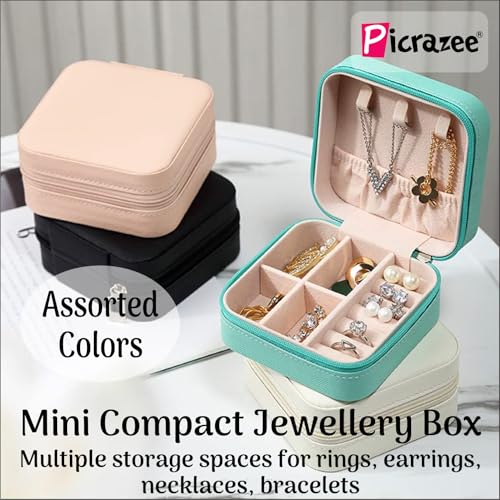 PICRAZEE Romantic Gift Combo (Cushion+Filler, Mug, Teddy-Roses in Metal Box, K-Ring, F-Magnet, G-Card, Jewelry Box, Heart Pendant) Perfect Love Gift - Image 2