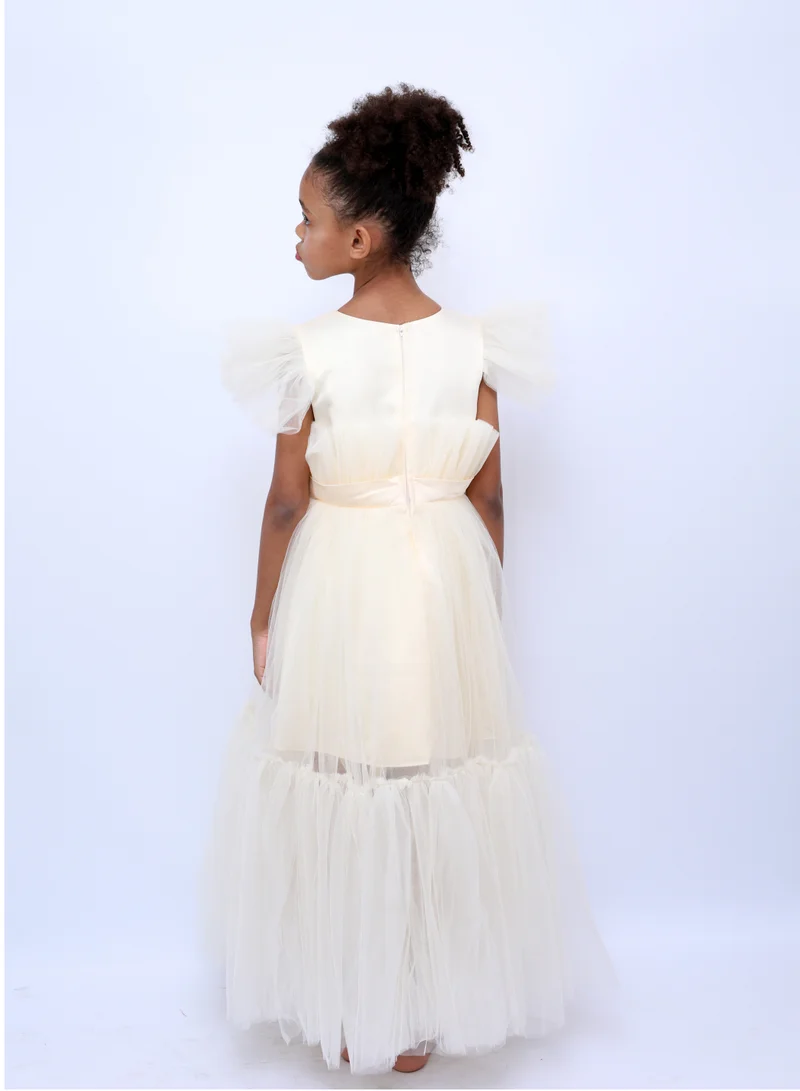 D'Daniela Tulle Bow Dress