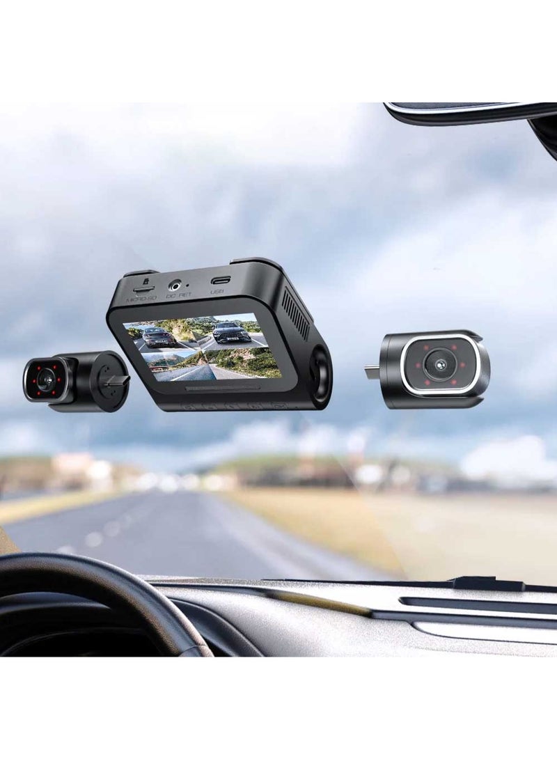 أزدوم كاميرا سيارة AZDOME M660 4 قنوات بدقة 2K مع تحكم صوتي ذكي وذاكرة داخلية 128GB eMMC ووضع مراقبة 24 ساعة - Image 5