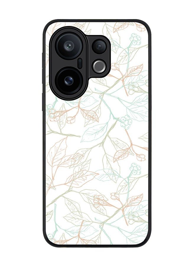 Stylizedd For vivo X200 FE / S30 Pro mini Case,Slim fit Camera Protection, Shockproof Thin Phone cover  - Delicate Sprigs