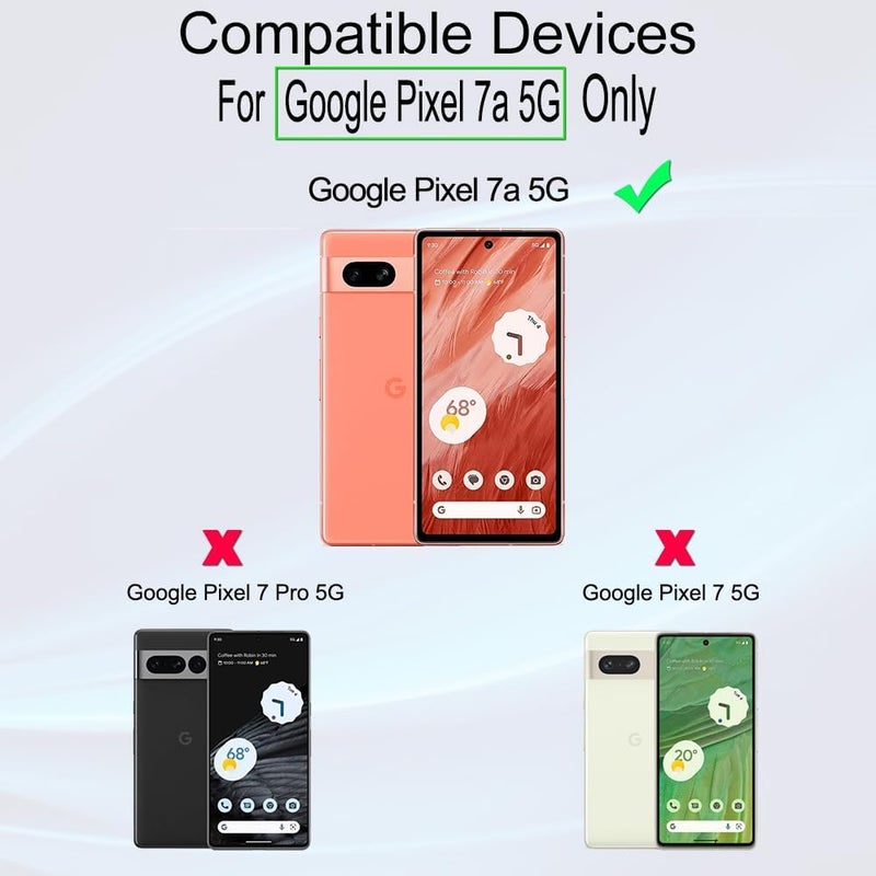 Ibywind For Google Pixel 7a 5G Screen Protector 6.1",2 Pack 9H Hardness Tempered Glass,With 1Pc Camera Lens Protector,Easy to install - Image 2