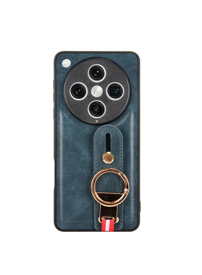 اس-توب جراب خلفي من الجلد مع سوار معصم لهاتف OPPO Find X8 Pro - Image 3