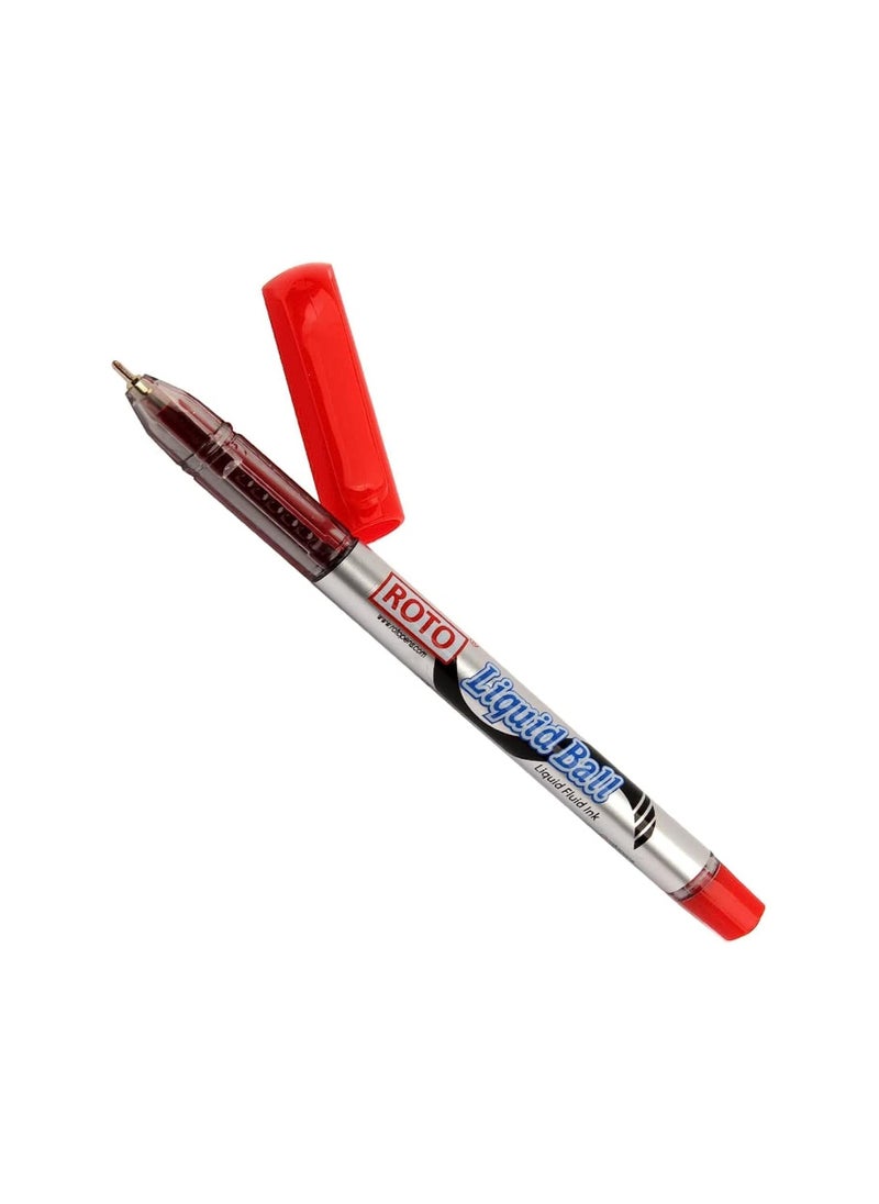 Roto BALLPOINT PEN ROTO LIQUID 0.7 MM RED 