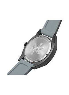 Adidas ساعة يد سيليكون دائرية الشكل للرجال من AOFH22003 - 42 مم - زرقاء  - Image 4