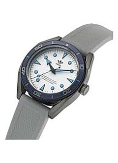 Adidas ساعة يد سيليكون دائرية الشكل للرجال من AOFH22003 - 42 مم - زرقاء  - Image 2