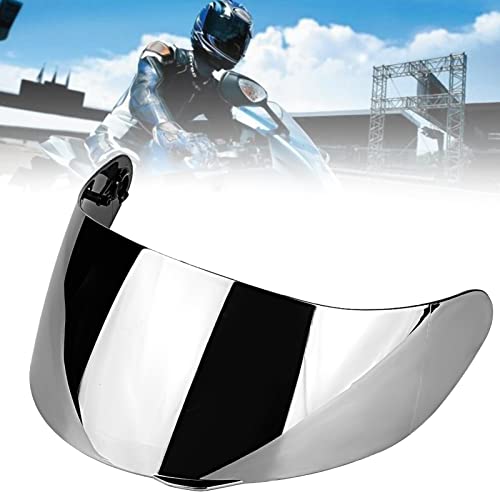 Ejoyous Motorcycle Helmet Visor, Motorcycle Wind Helmet Lens Visor Protector Fit for AGV K1 K3 SV K5 K5?S (Silver Plated) - Image 4