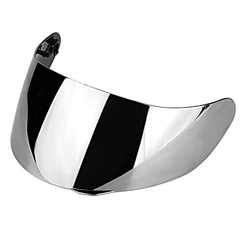 Ejoyous Motorcycle Helmet Visor, Motorcycle Wind Helmet Lens Visor Protector Fit for AGV K1 K3 SV K5 K5?S (Silver Plated) - Image 1