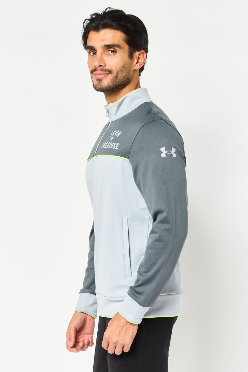 UNDER ARMOUR Men Sportswear Fit Training Track Jacket, Multicolor - Image 3