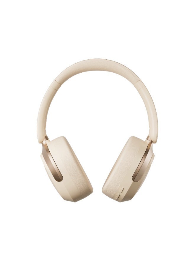 BAIKO HF06 ANC Active Noise Cancelling - Headphones Beige Colour - Image 3