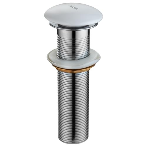 ALTON ALD115 Brass 7-INCH Pop-Up Type Waste Coupling For Wash Basin (White) - Image 1