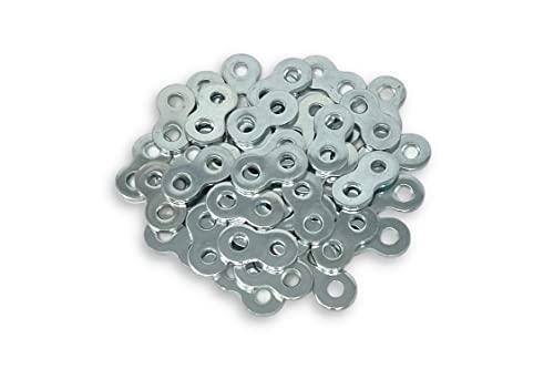 Balsam Point Workshop 30-Pack - Heavy Duty Figure 8 Table Top Connector or Desk Top Fastener Clip - Thick 12 Gauge Steel - Image 4