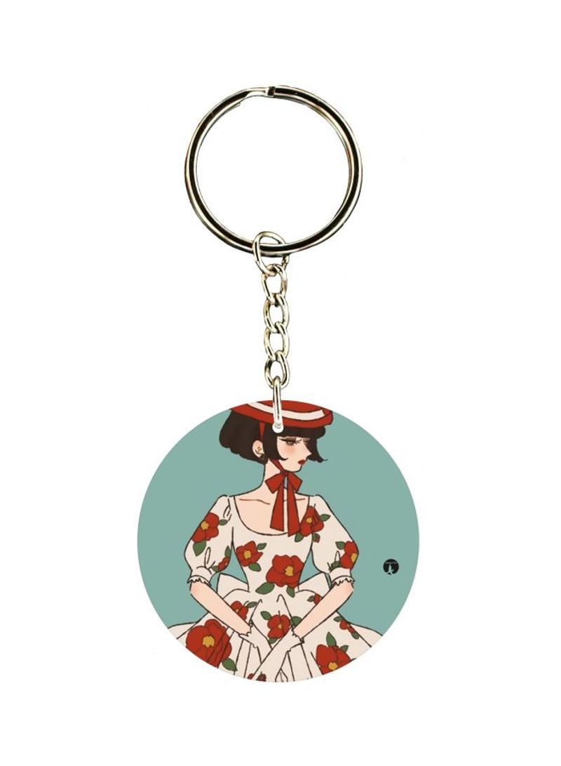 RKN Girl Printed Keychain