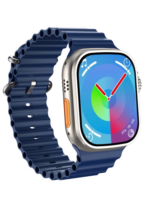 T900 Ultra 2 GS Big 2.3 Infinite Display Series 9 Super Fast Ultra Smartwatch Blue