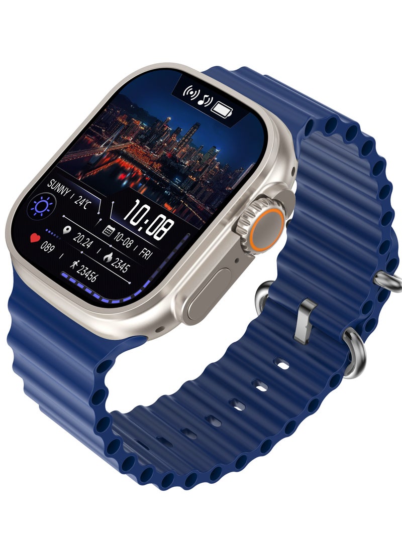 AROAQ - T900 Ultra 2 GS Big 2.3 Infinite Display Series 9 Super Fast Ultra Smartwatch Blue - Image 1