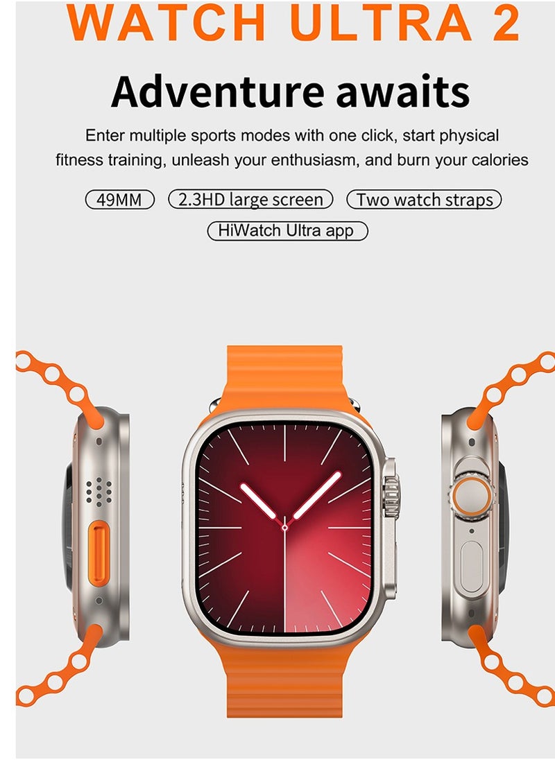 AROAQ - T900 Ultra 2 GS Big 2.3 Infinite Display Series 9 Super Fast Ultra Smartwatch Blue - Image 1