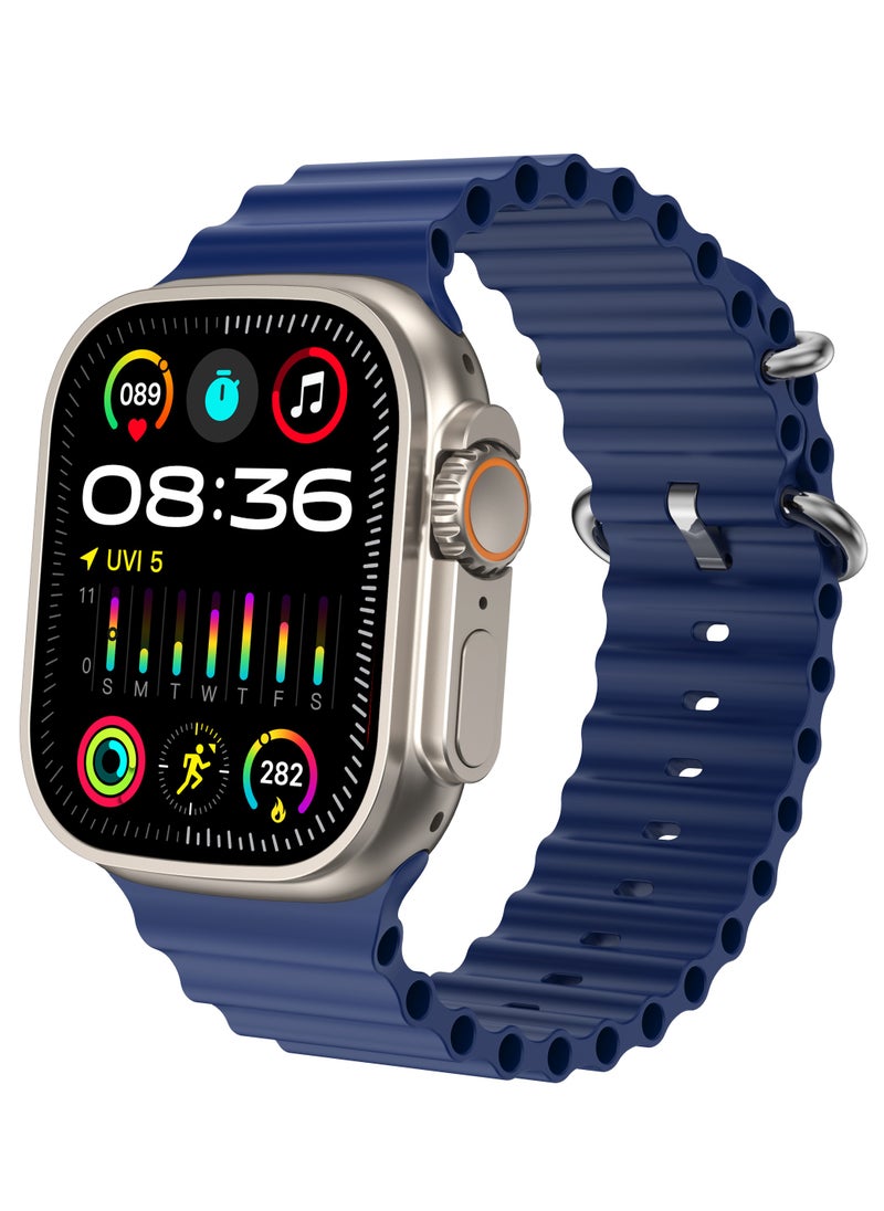 AROAQ - T900 Ultra 2 GS Big 2.3 Infinite Display Series 9 Super Fast Ultra Smartwatch Blue - Image 1