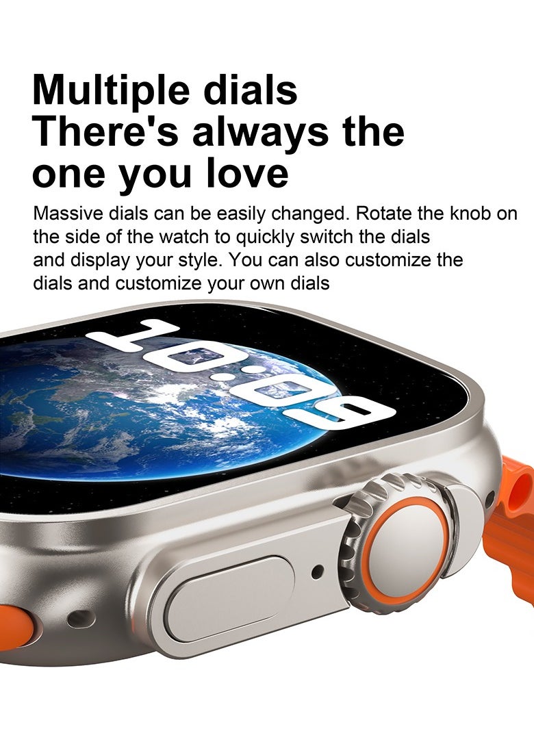 AROAQ - T900 Ultra 2 GS Big 2.3 Infinite Display Series 9 Super Fast Ultra Smartwatch Blue - Image 1