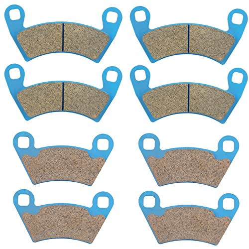 ISEYEC Front & Rear Brake Pads Ceramic for Polaris Ranger XP/RZR/Diesel/EV, Replace for 1910514 2202413 2202097 1911228 1912508 2205949, 4 sets Front and Rear Brake Pads - Image 1