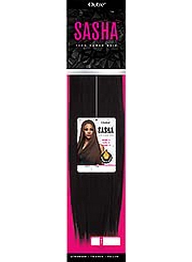 Outre 100% Human Hair Weave Sasha Yaki 8" 10" 12" 14" 16" 18" (12 Inch 1Boffblack) - Image 3