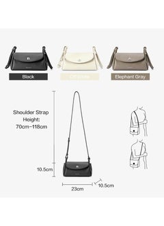 Bostanten BOSTANTEN Fashionable Women's Crossbody Bag – Black – Elegant & Versatile Handbag  - Image 3