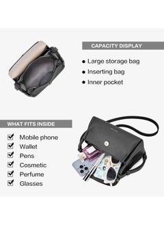 Bostanten BOSTANTEN Fashionable Women's Crossbody Bag – Black – Elegant & Versatile Handbag  - Image 2