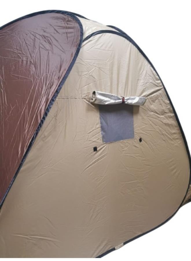 Generic Double Person Instant Pop-Up Tent, for Camping Tent Automatic Quick Release Waterproof Outdoor Fishing Sun Shade Picnic BBQ Beach Size: 2*2*1.35m  - Image 4