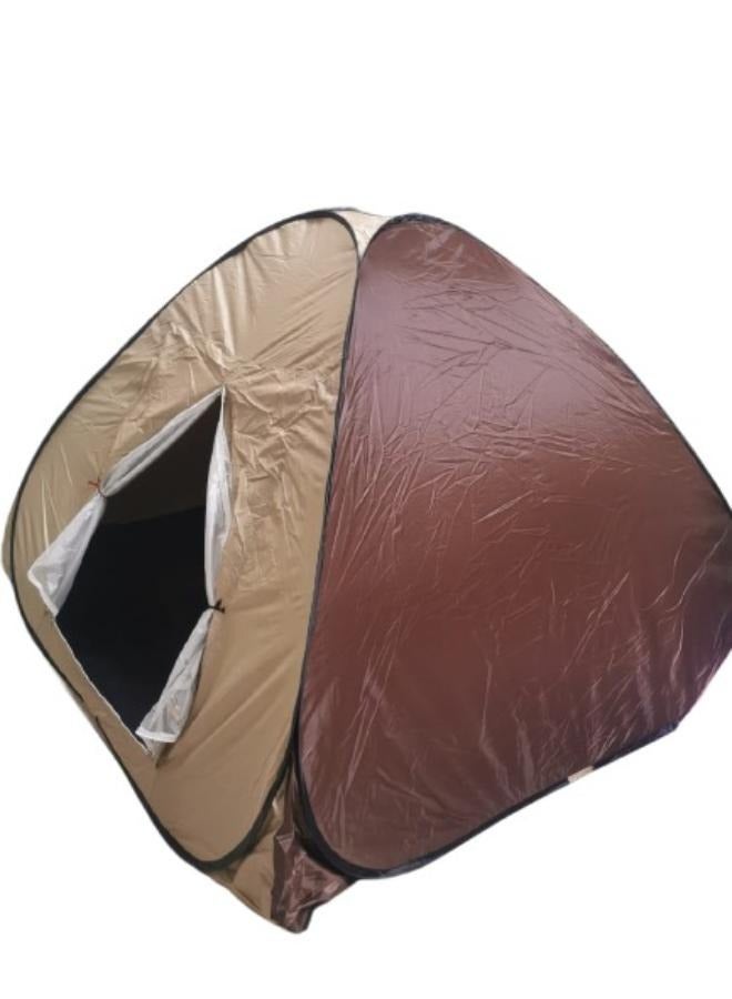 Generic Double Person Instant Pop-Up Tent, for Camping Tent Automatic Quick Release Waterproof Outdoor Fishing Sun Shade Picnic BBQ Beach Size: 2*2*1.35m  - Image 1