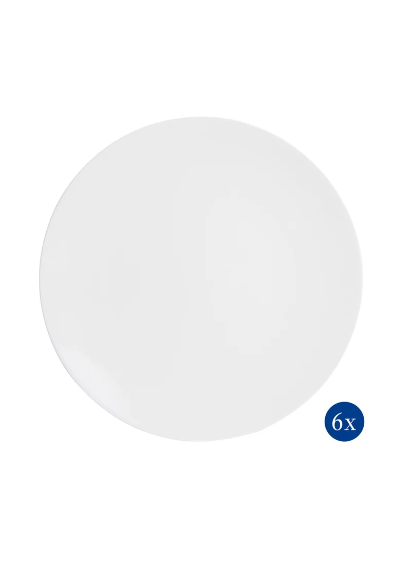 Villeroy & Boch 6-Piece Metrochic Blanc salad plates