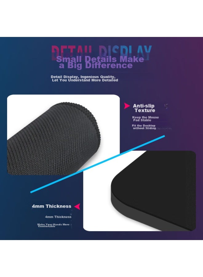 Daryo Daler You Gaming Mouse Pad, Fps Smooth Thickened Mouse Pad, Sweat-resistant Wear-resistant Large Csgo/counter-strike Desk Mat, Random Texture Fine Surface 460*400*4mm Wuke - Image 5
