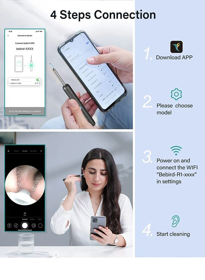Bebird Bebird r1 ear wax removal tool ear cleaner with hd camera  - Image 3