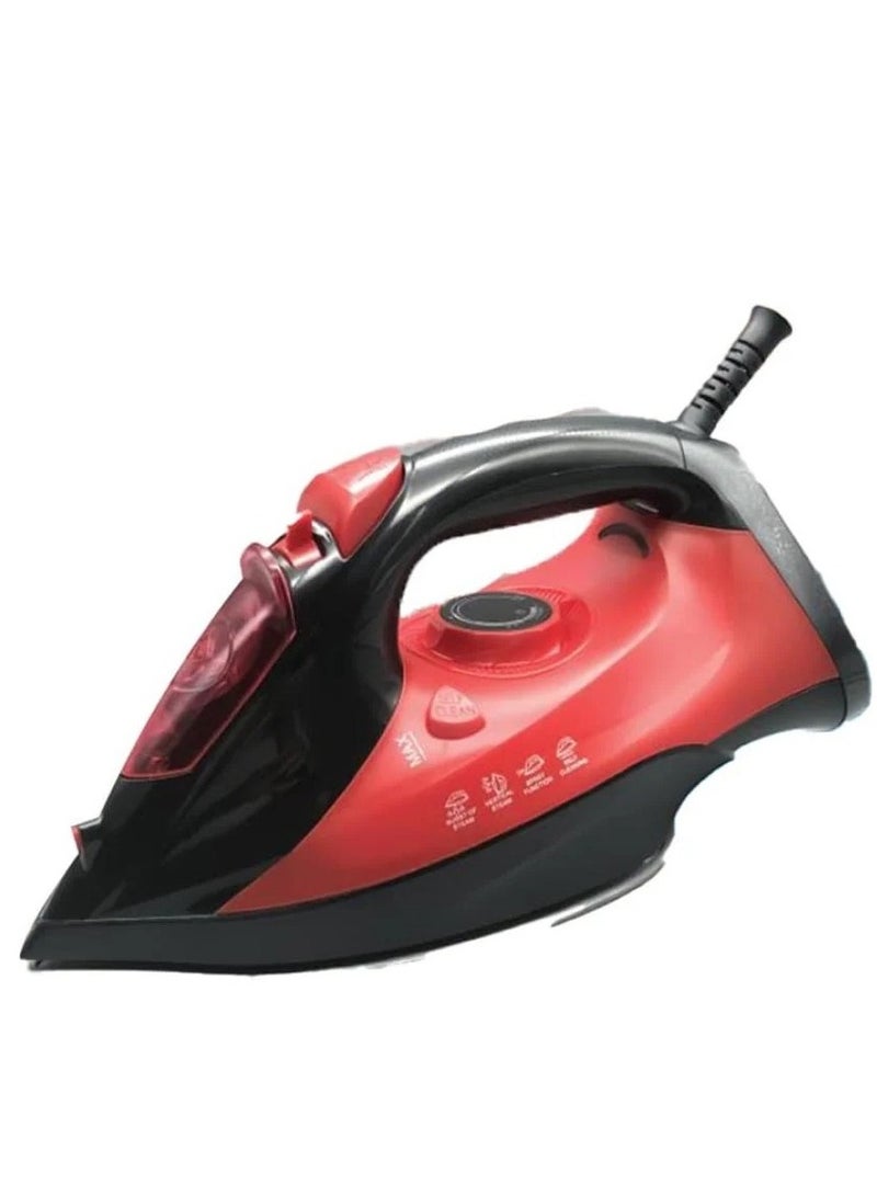 Denx Multifunctional Steam Iron with Non-Stick Soleplate, Wet/Dry Function/Temperature Control, Dry/Steam Burst/Steam/Vertical Steam/Spray - Image 2