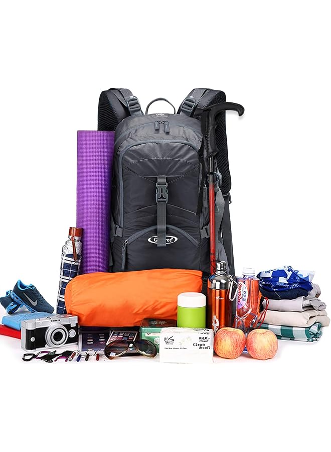 G4Free 45L Large Hiking Backpack Daypack Rucksack Outdoor Camping Travel Waterproof with Rain Cover for Men Women - Image 4