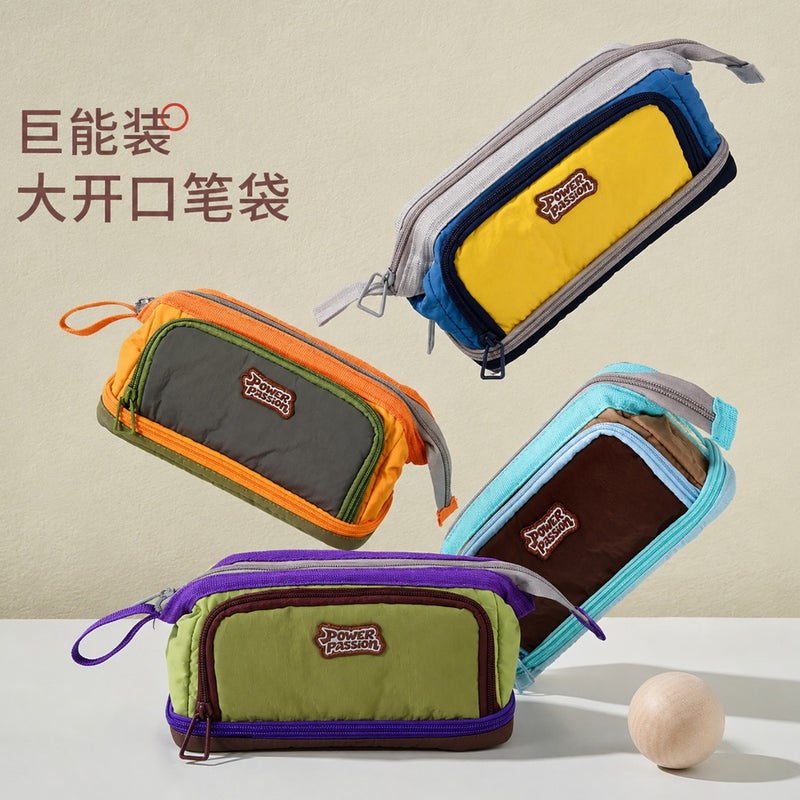 Boys Pencil Case Multi-Layer 6-12 Years,School Supplies Large Capacity Lightweight Easy-to-Clean Wear-Resistant Stationery  Bag - Image 2