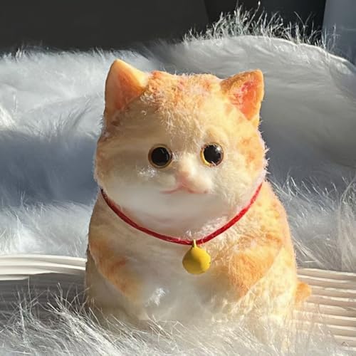 YJPPDD Big taba Squishy Cat Handmade Squishy Cat for AdultKids Stress ReliefCute Soft Cat Design Perfect Squeeze Toys Gift for Relaxation and Fun Medium 53 - Image 1