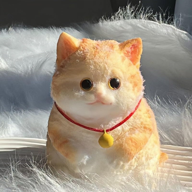 YJPPDD Big taba Squishy Cat Handmade Squishy Cat for AdultKids Stress ReliefCute Soft Cat Design Perfect Squeeze Toys Gift for Relaxation and Fun Medium 53 - Image 3