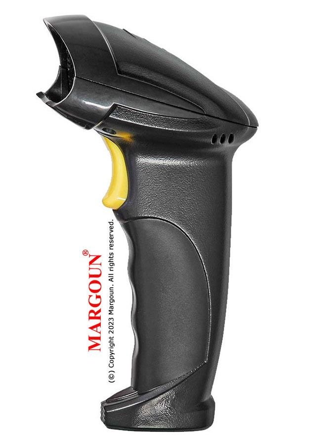 MARGOUN - Wireless Laser Barcode Scanner Compatible with Bluetooth, Portable USB (X-620G) - Image 1