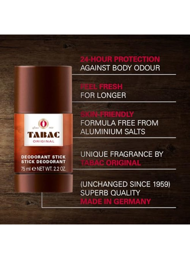 Tabac Original تاباك أوريجينال من ماورر ويرتس للرجال - مزيل عرق على شكل عصا 22 أونصة - Image 4