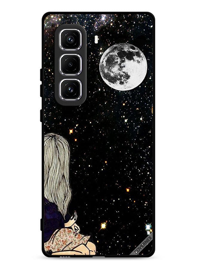 Covernex Infinix Hot 50 Pro Plus 4G Protective Case Cover Looking To Moon  - Image 1