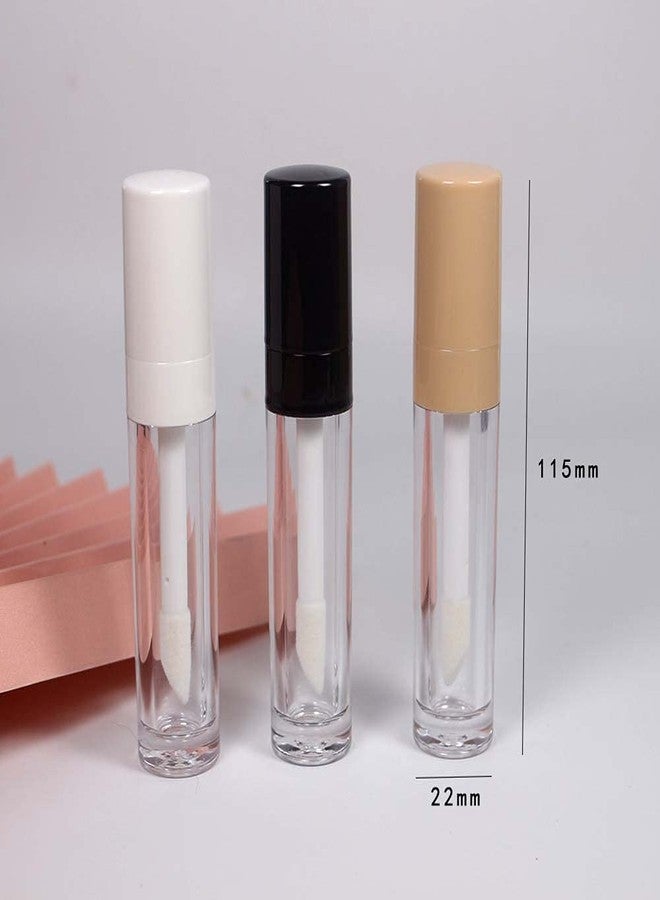 COSIDEA 30pcs White Empty 8ml 0.27oz PETG Lip Gloss Tubes with Big Doe Foot Wand，Lipgloss Containers，Concealer Tube Packing Container Bulk Wholesale - Image 2