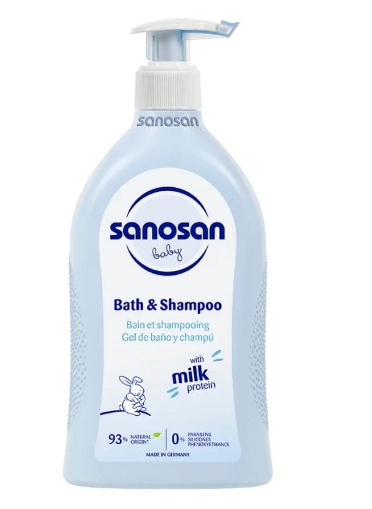 sanosan Baby Bath & Shampoo 500ml 