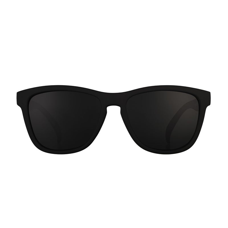 goodr A Unicorn's Calamity Polarized Sunglasses, Medium Sized (OG), Black Solid Frames with Black Non-Reflective Glare Reducing Lenses, UV400 Protection, No Slip, No Bounce - Image 1