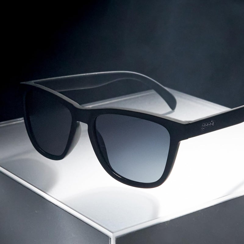 goodr A Unicorn's Calamity Polarized Sunglasses, Medium Sized (OG), Black Solid Frames with Black Non-Reflective Glare Reducing Lenses, UV400 Protection, No Slip, No Bounce - Image 2