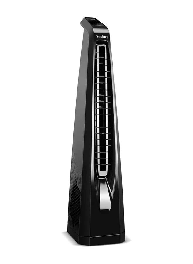 Tower Fan/Cooler, 25ft Air Throw, Good for Kitchen, Living Room, Home, Office, Laundry, BLDC Motor, Touchscreen Control Panel & Remote, Bladeless Technology, 1Year Warranty, 85 W AFNTF013 Black